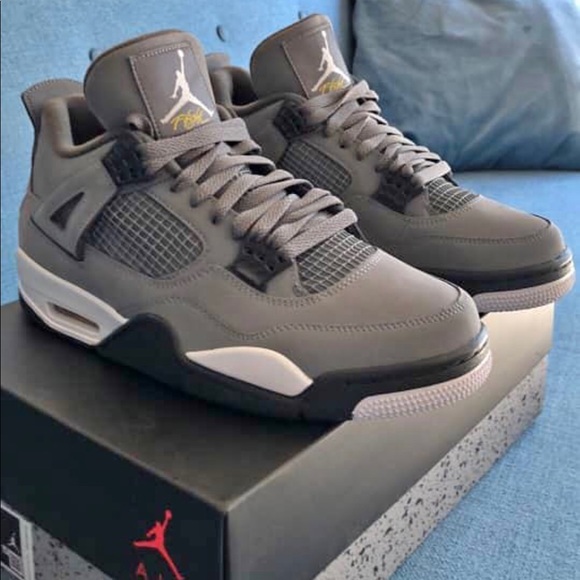 Other - Air Jordan Retro 4's Cool Grey/ Dark Charcoal